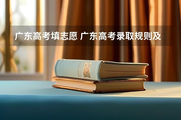 广东高考填志愿 广东高考录取规则及方法
