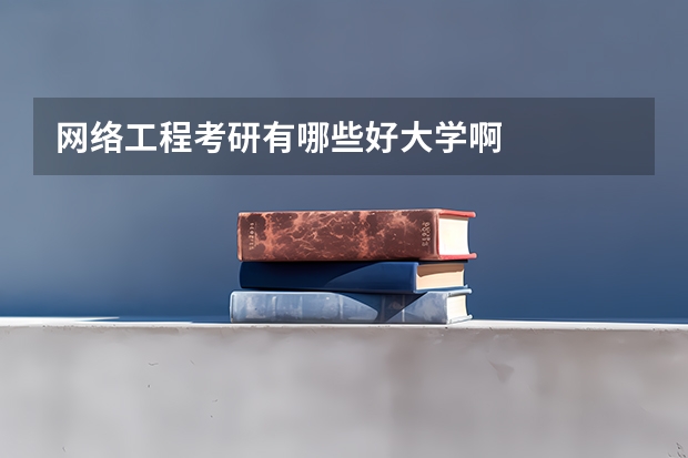 网络工程考研有哪些好大学啊