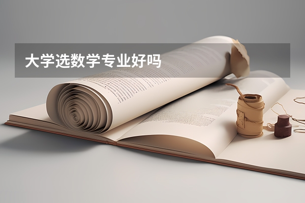 大学选数学专业好吗