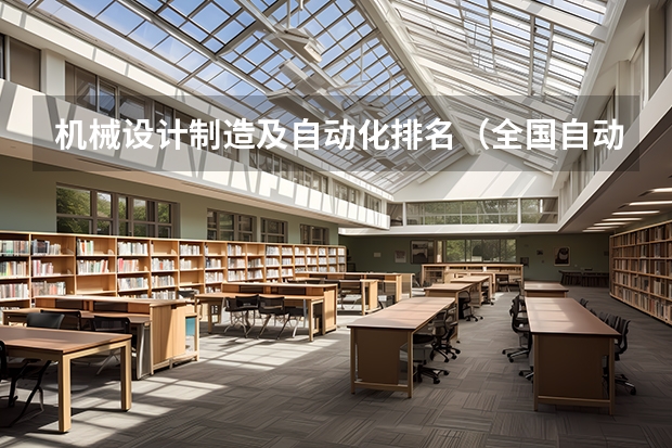 机械设计制造及自动化排名（全国自动化专业大学排名）