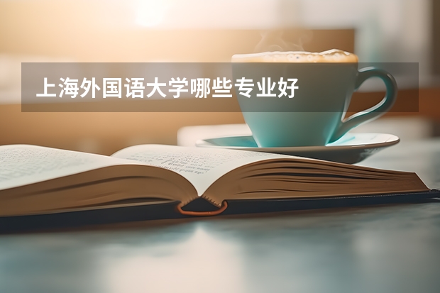 上海外国语大学哪些专业好