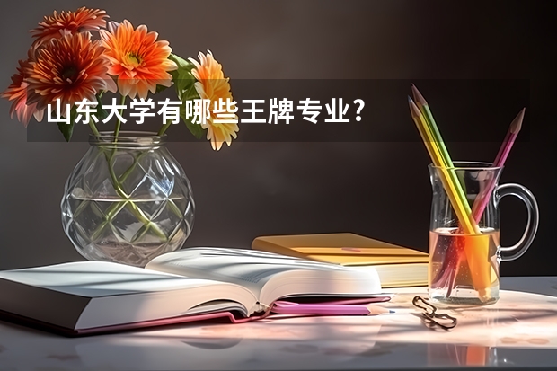 山东大学有哪些王牌专业?
