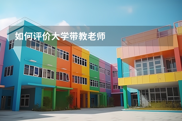 如何评价大学带教老师