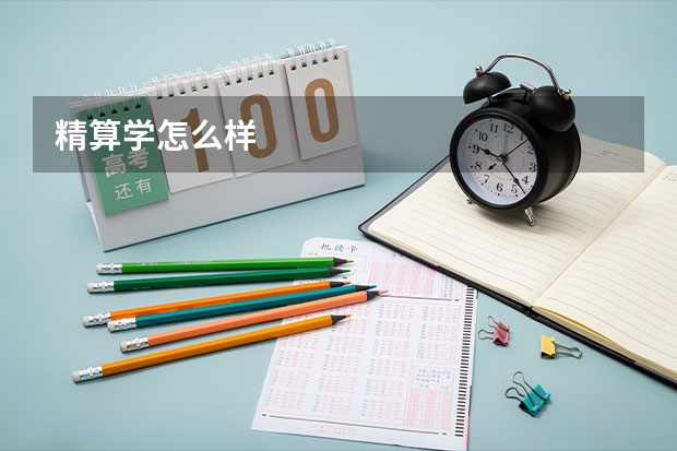 精算学怎么样