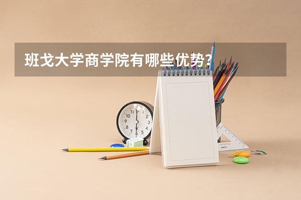 班戈大学商学院有哪些优势？
