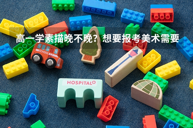 高一学素描晚不晚？想要报考美术需要学些什么呢？