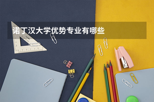 诺丁汉大学优势专业有哪些
