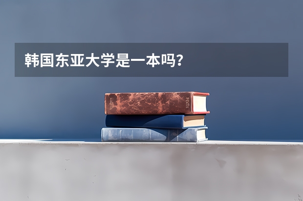 韩国东亚大学是一本吗？