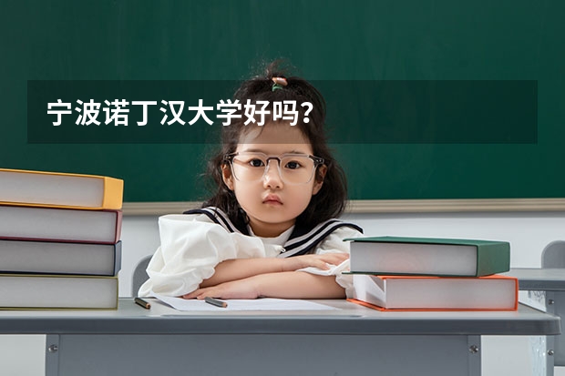 宁波诺丁汉大学好吗？