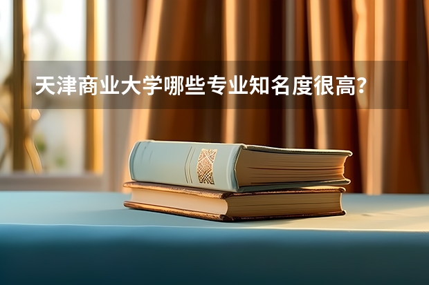 天津商业大学哪些专业知名度很高？
