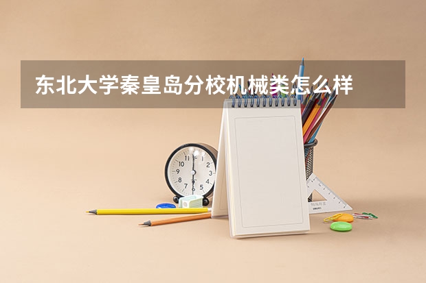 东北大学秦皇岛分校机械类怎么样