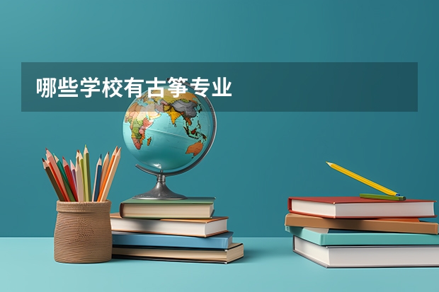 哪些学校有古筝专业