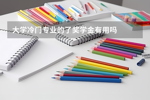 大学冷门专业的了奖学金有用吗