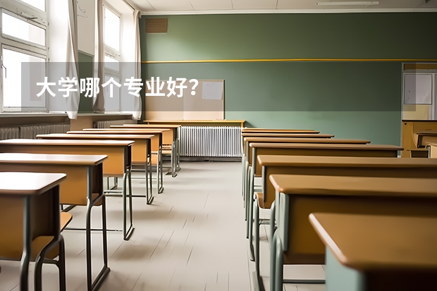 大学哪个专业好？