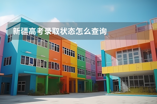 新疆高考录取状态怎么查询