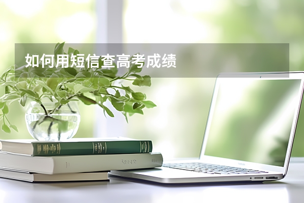如何用短信查高考成绩