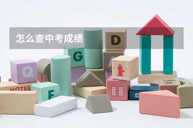 怎么查中考成绩