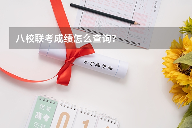 八校联考成绩怎么查询？