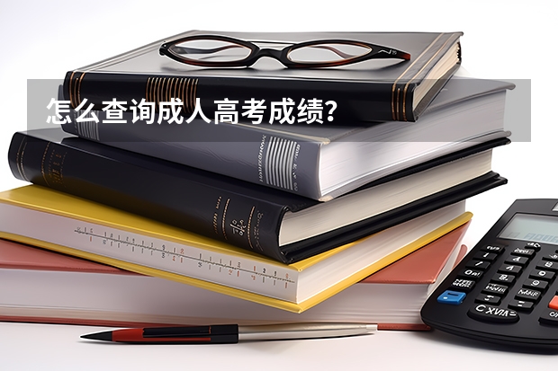 怎么查询成人高考成绩？