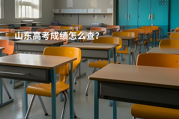 山东高考成绩怎么查？