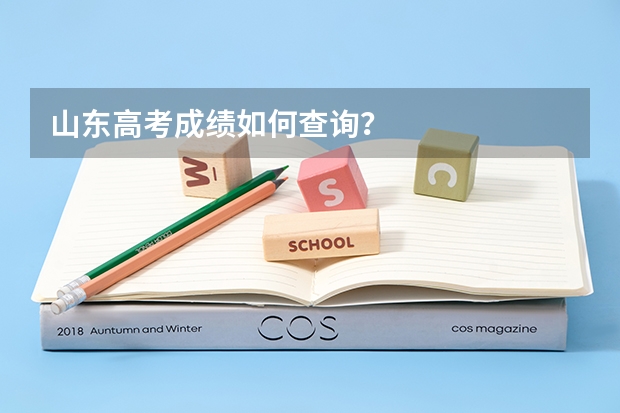 山东高考成绩如何查询？