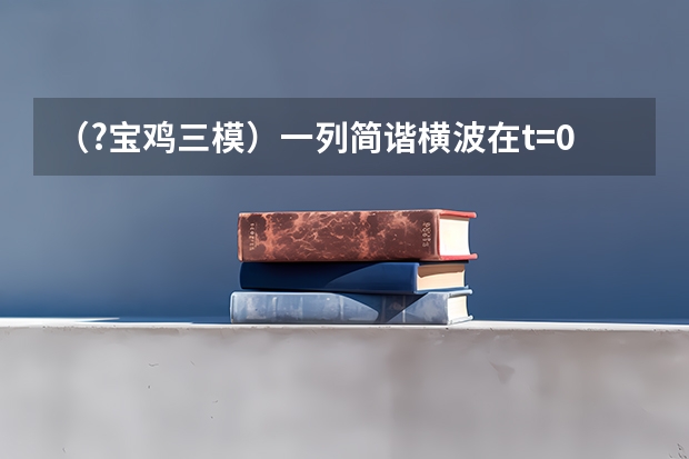 （?宝鸡三模）一列简谐横波在t=0时刻的波形如图所示，质点P此时刻沿-y运动，经过0.1s第一次到达平衡 （?宝鸡三模）如图所示，两根平行光滑金属导轨水平放置，左端用导线连接，右端断开，导轨间距d=0.5m