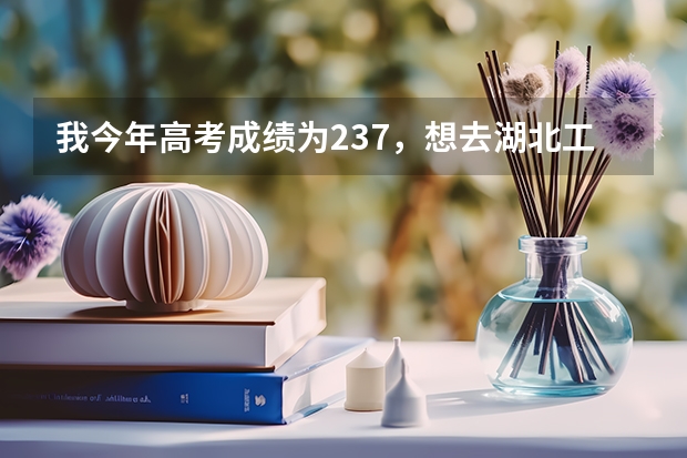我今年高考成绩为237，想去湖北工业大学的自考，能去吗？那的自考好吗？麻烦各位请实话告诉我，谢勒！