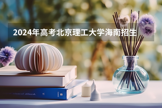 2024年高考北京理工大学海南招生计划