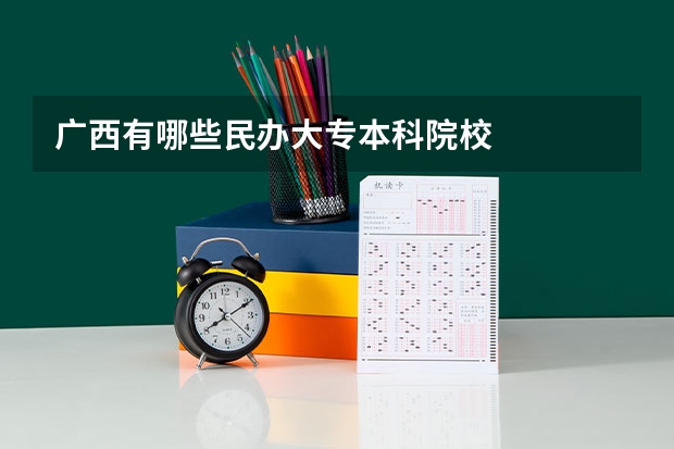 广西有哪些民办大专本科院校