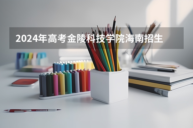 2024年高考金陵科技学院海南招生计划