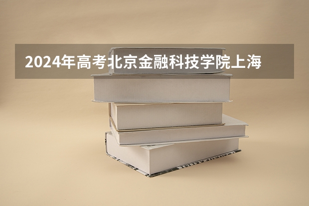 2024年高考北京金融科技学院上海招生计划