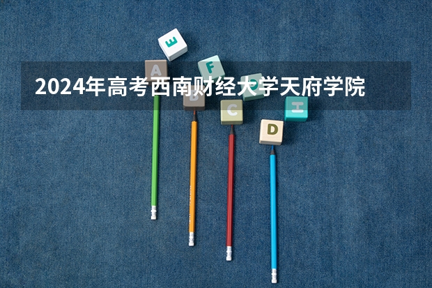 2024年高考西南财经大学天府学院海南招生计划