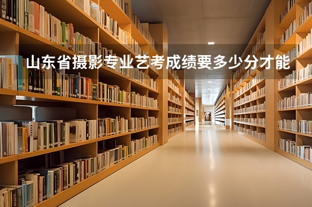 山东省摄影专业艺考成绩要多少分才能上？