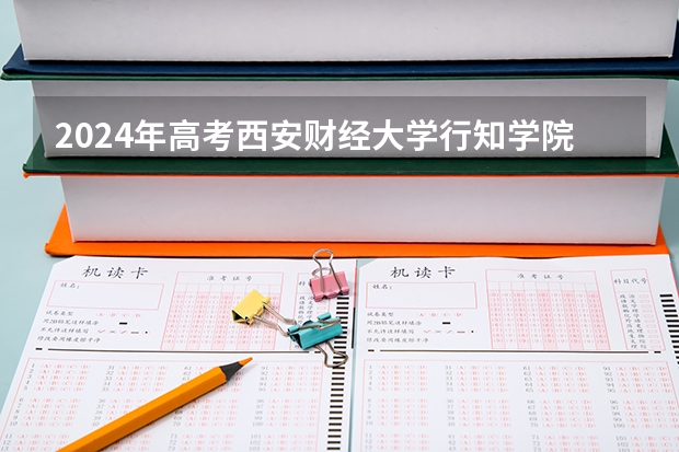 2024年高考西安财经大学行知学院海南招生计划