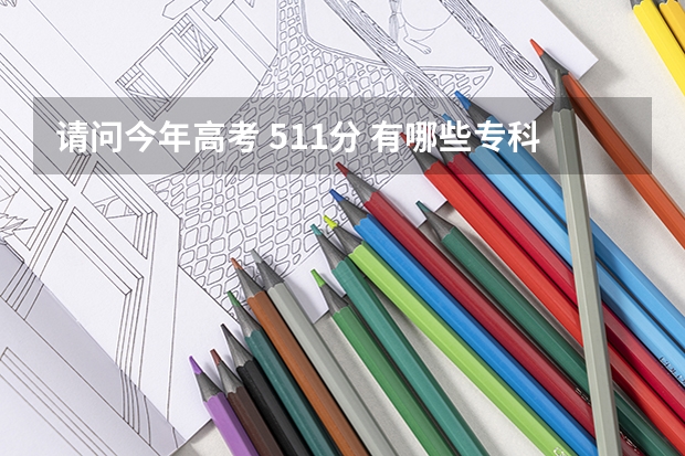 请问今年高考 511分 有哪些专科院校比较好的 可以报的 谢谢大家！！！
