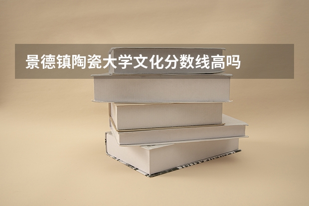 景德镇陶瓷大学文化分数线高吗