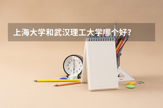 上海大学和武汉理工大学哪个好？