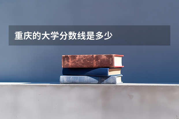 重庆的大学分数线是多少