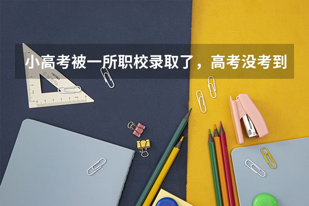 小高考被一所职校录取了，高考没考到本科还能选择别的专科院校吗