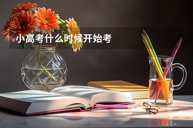 小高考什么时候开始考