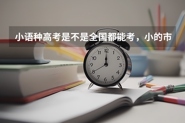 小语种高考是不是全国都能考，小的市也能么？（高考小语种考试政策）