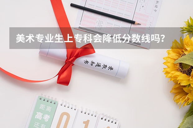 美术专业生上专科会降低分数线吗？