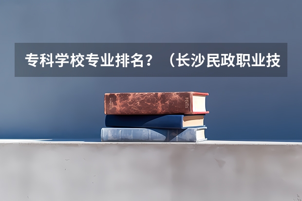 专科学校专业排名?(长沙民政职业技术学院招生简章)