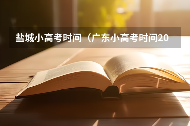 盐城小高考时间（广东小高考时间2023）