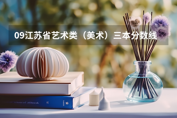 09江苏省艺术类（美术）三本分数线是多少？