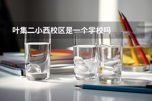 叶集二小西校区是一个学校吗