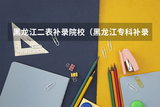 黑龙江二表补录院校（黑龙江专科补录）