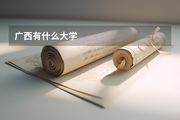 广西有什么大学