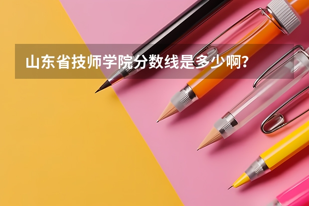 山东省技师学院分数线是多少啊？