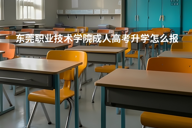 东莞职业技术学院成人高考升学怎么报名呢?